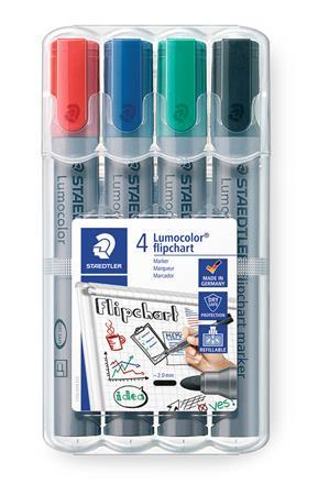 Popisovač na flipcharty, sada, 2 mm, kužeľový hrot, STAEDTLER "356", 4 rôzne farby 1