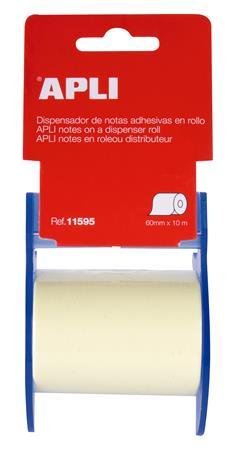Samolepiaci bloček v rolke, APLI, 60 mm x 10 m 1