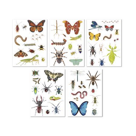 Nálepky, znova použiteľné, 50 ks, APLI Kids "Stickers", hmyz 3