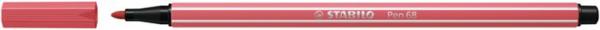 Fixka, 1 mm, STABILO "Pen 68", hrdzavo červená