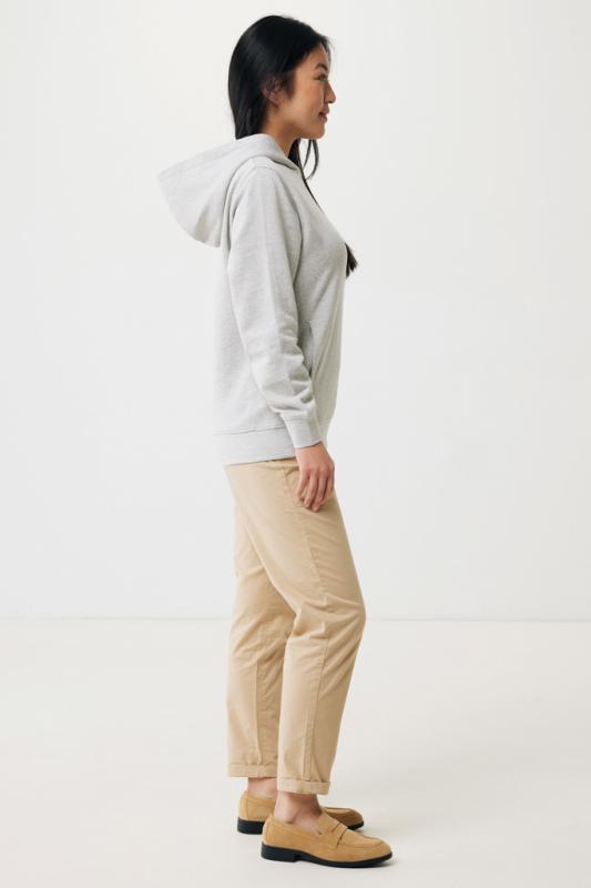 Mikina s bočnými vreckami IQONIQ Yengo z rec. bavlny light heather grey XL 6