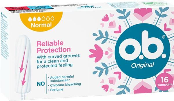 OB Original hygienické tampóny, normal, 16 ks 1