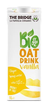 Ovsený nápoj, bio, 1 l, THE BRIDGE, vanilka 1