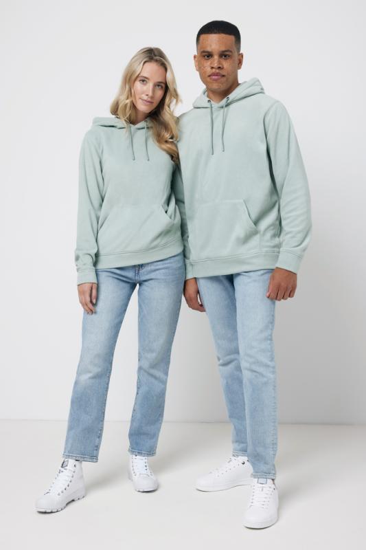Micro fleece mikina IQONIQ Trivor z recykl. polyesteru Iceberg green XS 5
