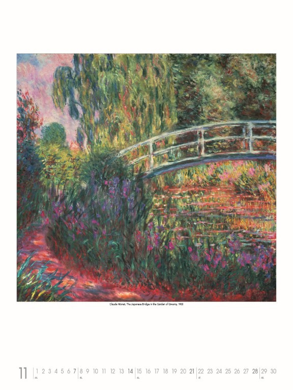 Nástenný kalendár Claude Monet 2027 12