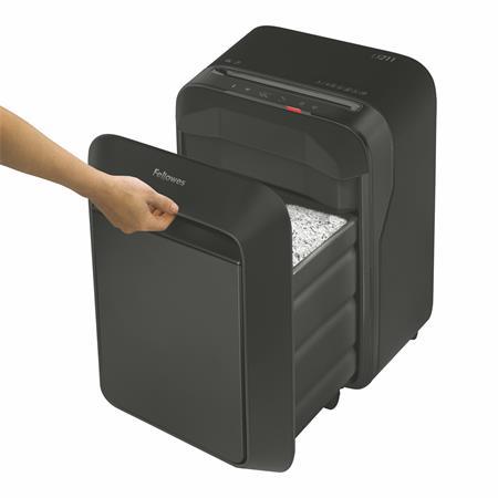 Skartovací stroj, mikro krížový rez, 14 listov, FELLOWES "Powershred LX211",  čierna 3