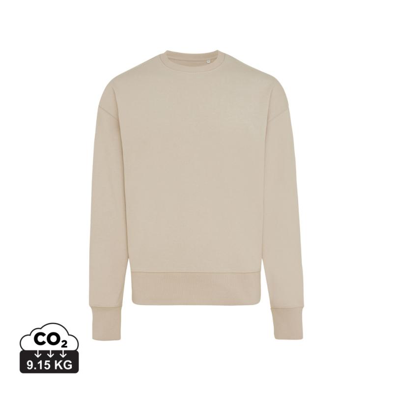 Mikina IQONIQ Kruger relaxed fit z recykl. bavlny desert XXXL