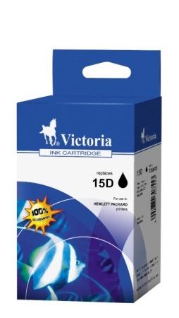 15D Náplň k tlačiarňam DeskJet 810c, 812c, 816, VICTORIA čierna, 42ml