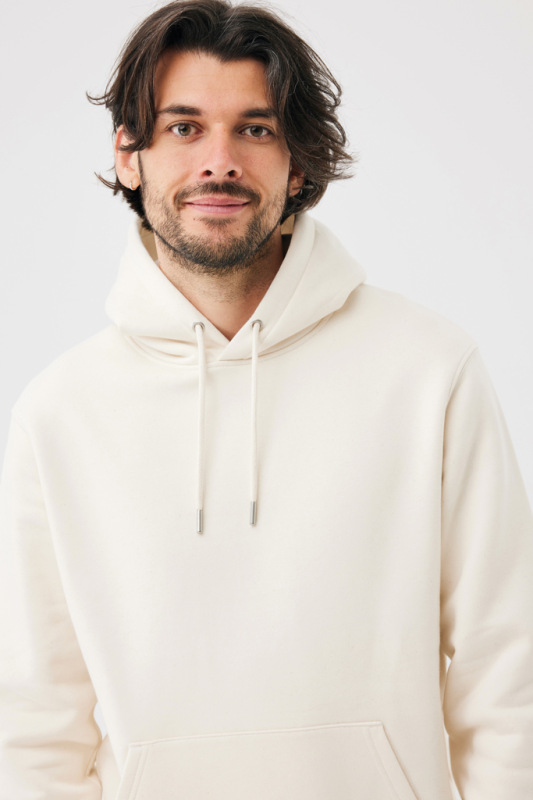 IQONIQ Joshua Unisex mikina s kapucňou z rec. bavlny natural raw 4XL 8