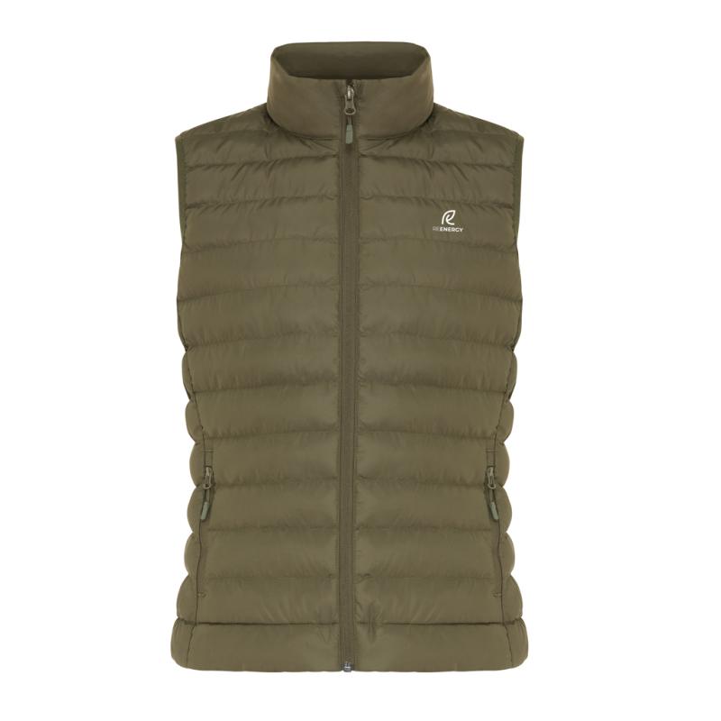 Dámska vesta IQONIQ Meru z recykl. polyesteru khaki XL 3