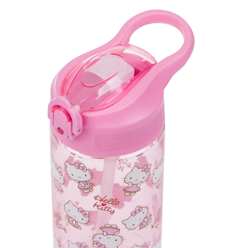 BAAGL Tritanová fľaša na nápoje so slamkou Hello Kitty Sweet Leopard, 500 ml 2