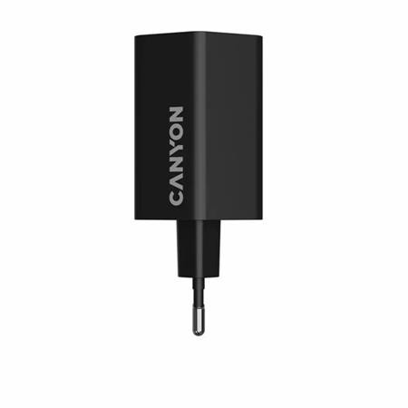 Sieťová nabíjačka, 1×USB-A, 2×USB-C, 65 W, CANYON „Hexagon 65“, čierna 3
