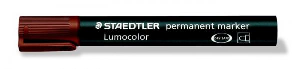 Permanentný popisovač, 2 mm, kužeľový hrot, STAEDTLER "Lumocolor 352", hnedý 1
