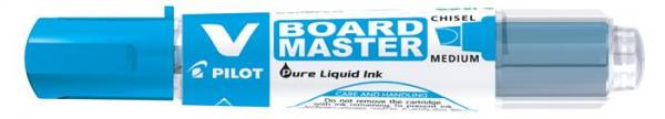 Popisovač na tabule, 2,2-5,2 mm, zrezaný hrot, PILOT "V-Board Master", modrý 2