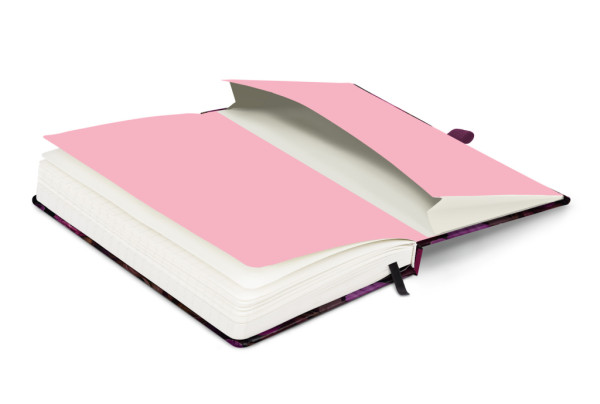 NOTIQUE Planbook diár/notes Fialové kvety 2026, 13 x 21 cm 7