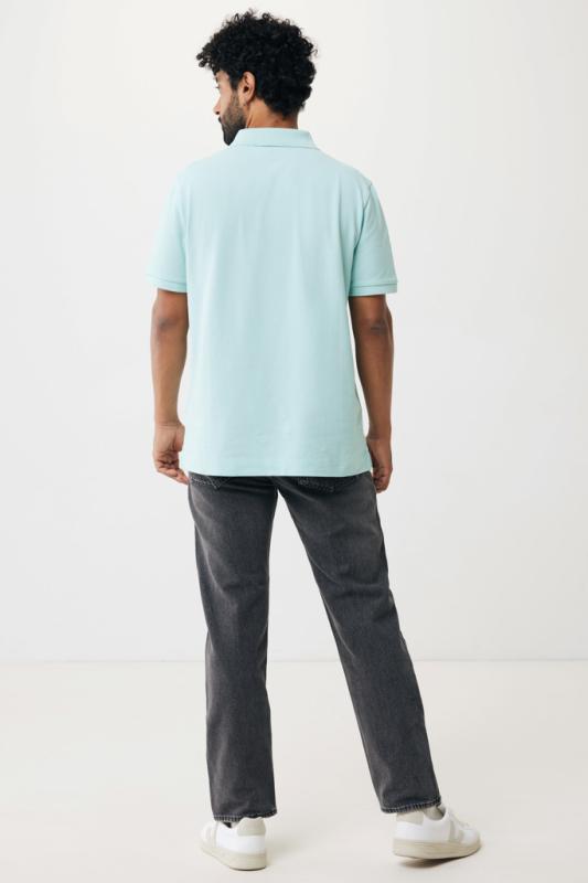 Polo tričko IQONIQ Yosemite z recykl. bavlny crushed mint XXXL 12