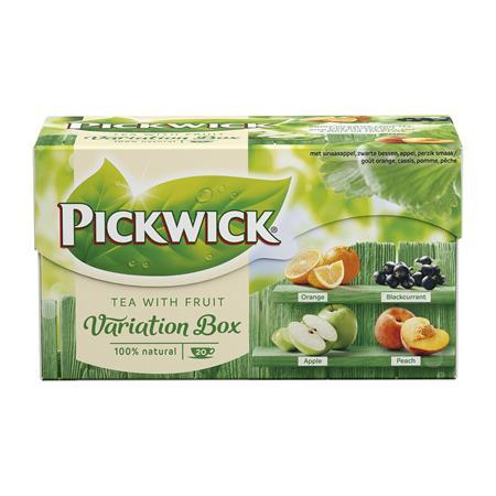 Čierny čaj,  20x1,5 g, PICKWICK "Zelené variácie", pomaramč, čierna ríbezľa, jablko, brosk 1