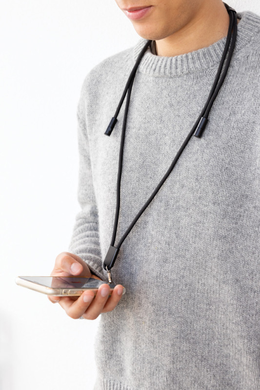 LoopAmp nastaviteľný 160 cm telefónny kábel 60 W RCS čierna 3