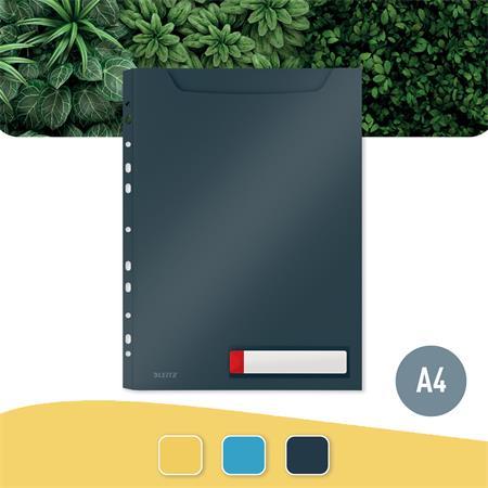 Euroobal, s dierovaním, A4 maxi, LEITZ "Cosy Privacy", matná sivá 2