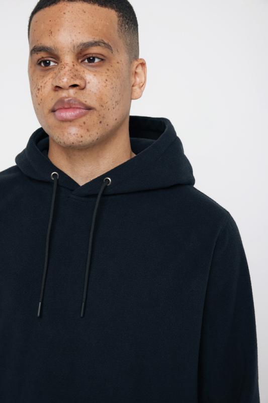 Micro fleece mikina IQONIQ Trivor z recykl. polyesteru čierna XXS 14