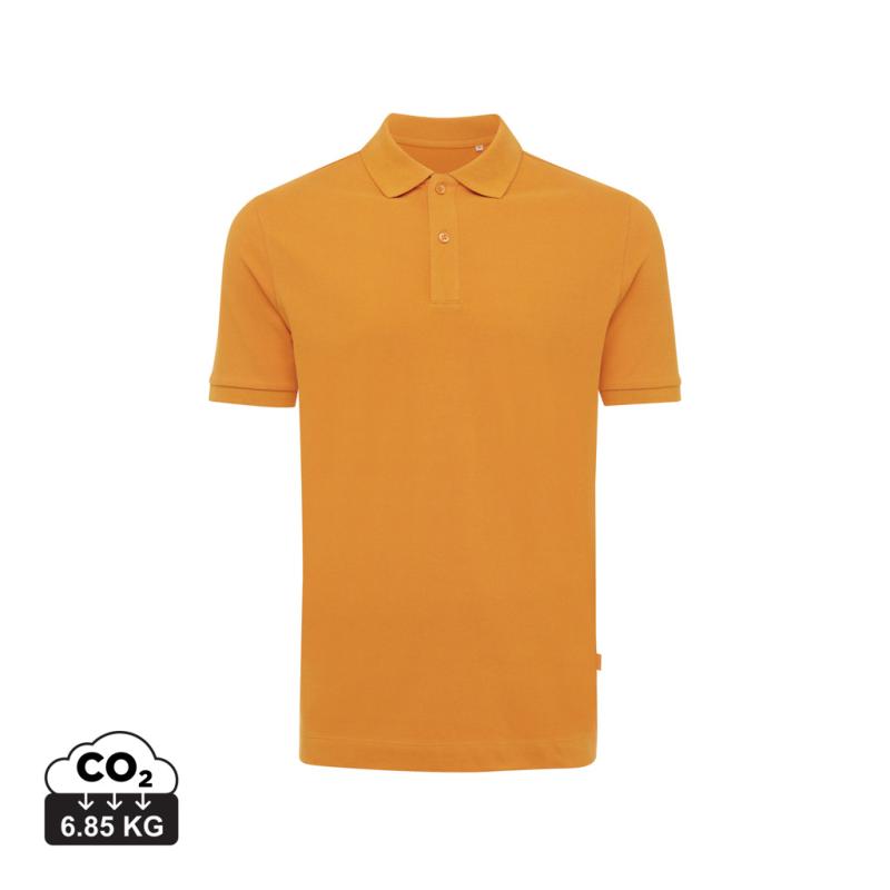 Polo tričko IQONIQ Yosemite z recykl. bavlny sundial orange XL