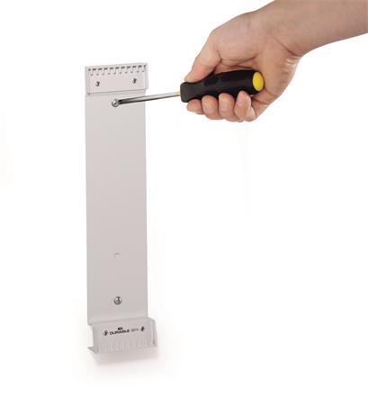 Držiak, nástenný, s kapacitou 10 panelov, DURABLE "FUNCTION" 1