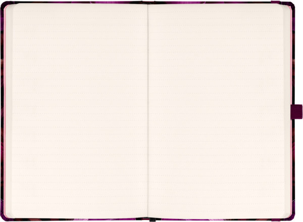 NOTIQUE Planbook diár/notes Fialové kvety 2026, 13 x 21 cm 6
