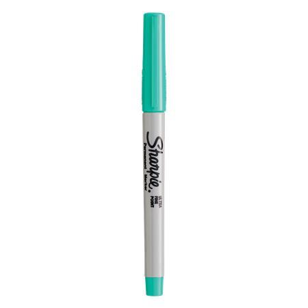 Permanentný popisovač, 0,5 mm, kužeľový hrot, SHARPIE "Ultra Fine Point", mentolová 1