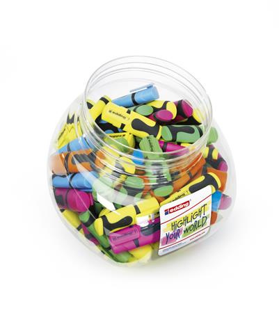 Zvýrazňovač, displej, 1-3 mm, EDDING "7 mini", rôzne neónové farby 1