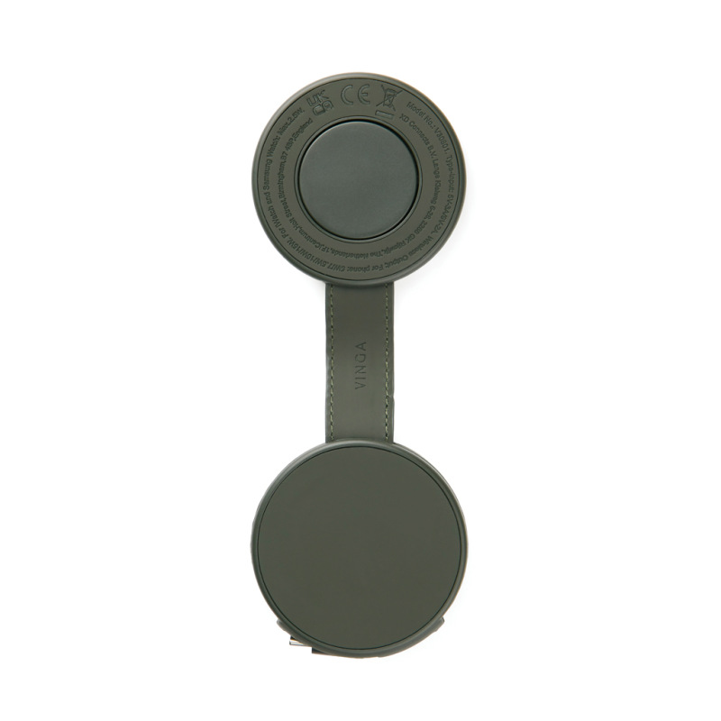 VINGA Baltimore RCS 2v1 bezdrôtová 15W cestovná nabíjačka zelená 6