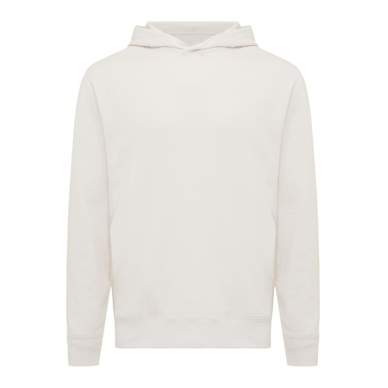 Mikina s bočnými vreckami IQONIQ Yengo z rec. bavlny ivory white XL 1