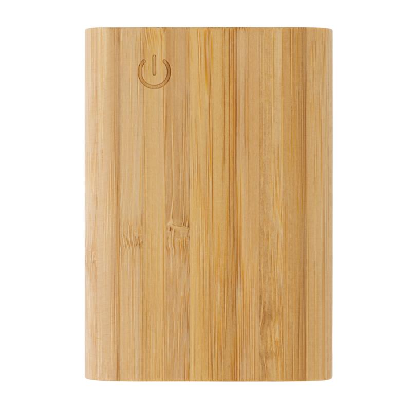Powerbanka 5 000 mAh z bambusu hnedá 4