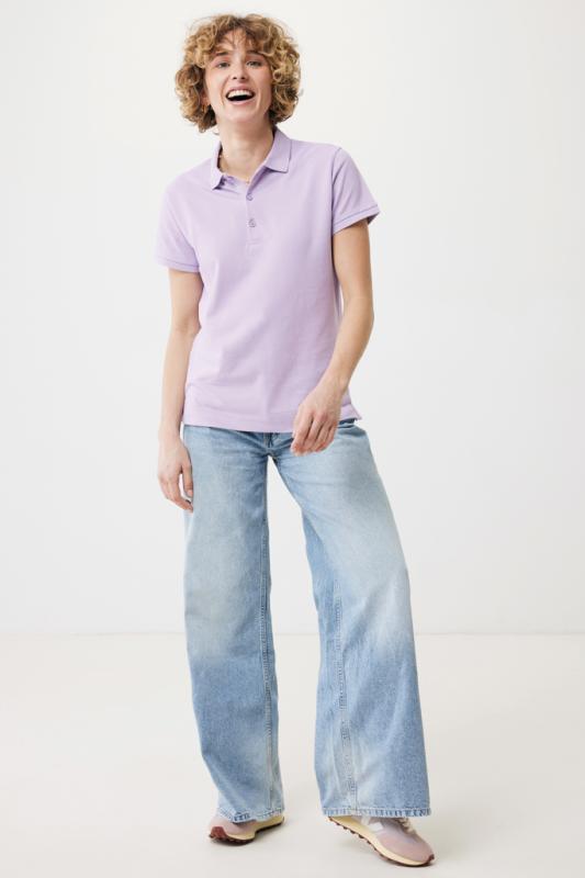 Dámske polo tričko IQONIQ Yosemite z recykl. bavlny lavender XXS 4