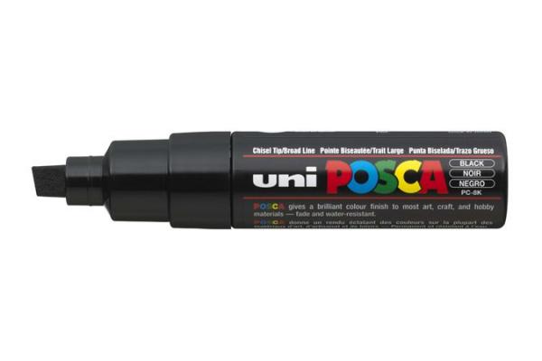 Dekoračný popisovač, 8 mm, UNI "Posca PC-8K", čierna 1