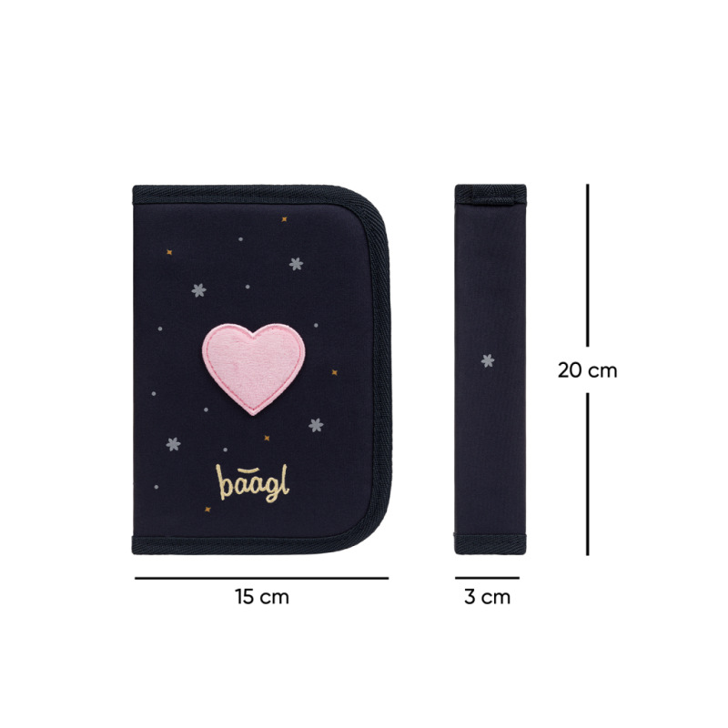 BAAGL Školský peračník jednoposchodový Unicorn Gold 4