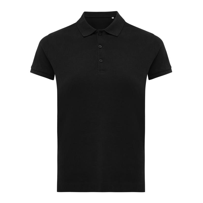 Dámske polo tričko IQONIQ Yosemite z recykl. bavlny čierna XXXL 1