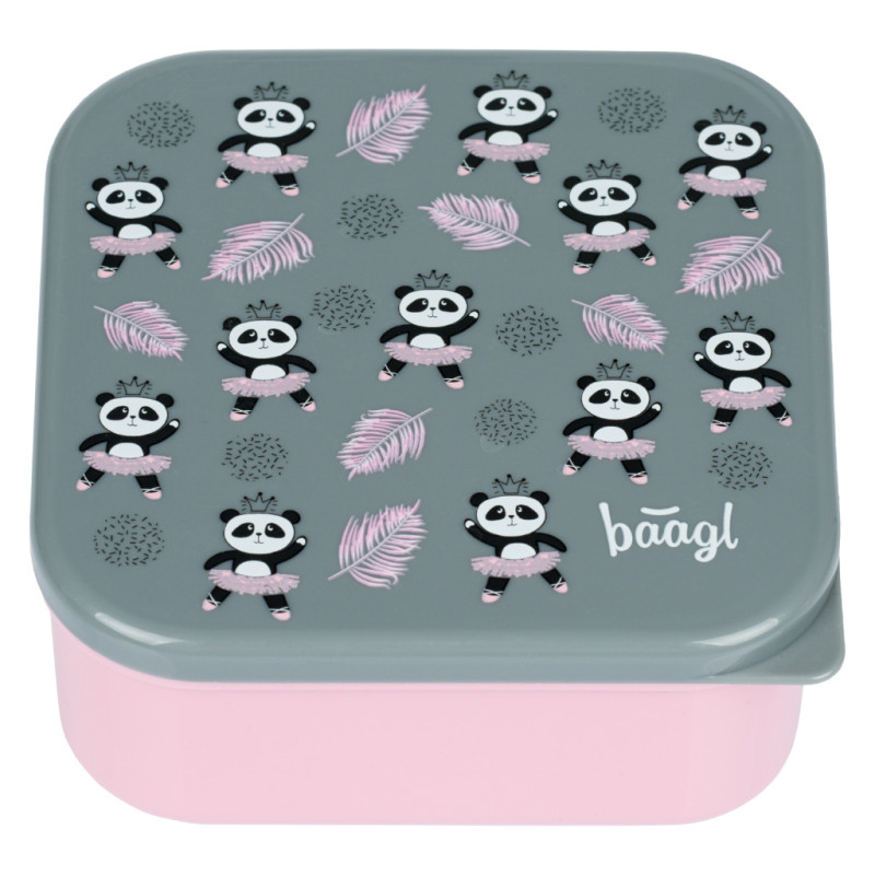 BAAGL Box na desiatu 4 v 1 Panda 1