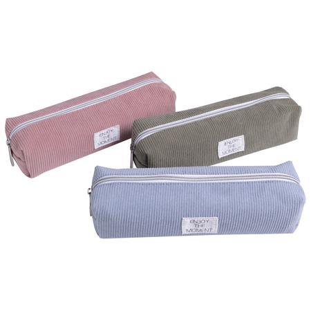 Peračník, na zips, EXACOMPTA "Velvet", mix farieb 7