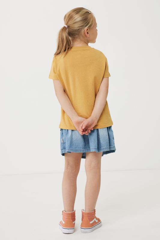 Detské tričko IQONIQ Koli z recykl. bavlny ochre yellow 13-14r (158-164cm) 5