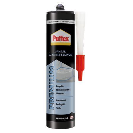 Silikón, 274 g, HENKEL "Pattex Saniter", priehľadná 1