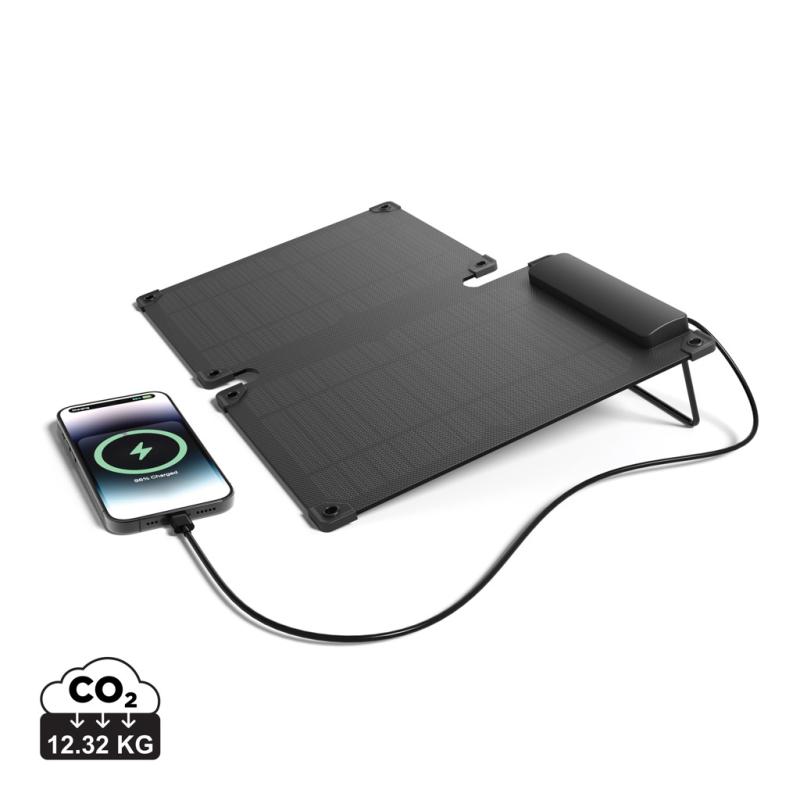 Prenosný solárny panel Solarpulse 10W z RCS RPET čierna
