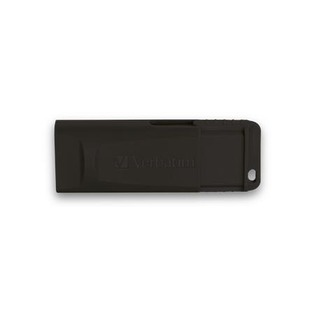 USB kľúč, 32GB, USB 2.0, VERBATIM "Slider", čierny 2