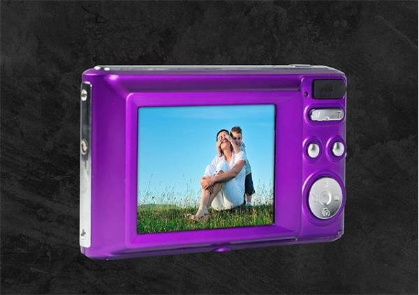 Fotoaparát, kompaktný, digitálny, AGFAPHOTO "DC5200", fialová 2