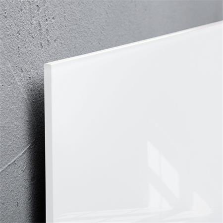 Magnetická sklenená tabuľa, 30x30 cm, SIGEL "Artverum® ", biela 2