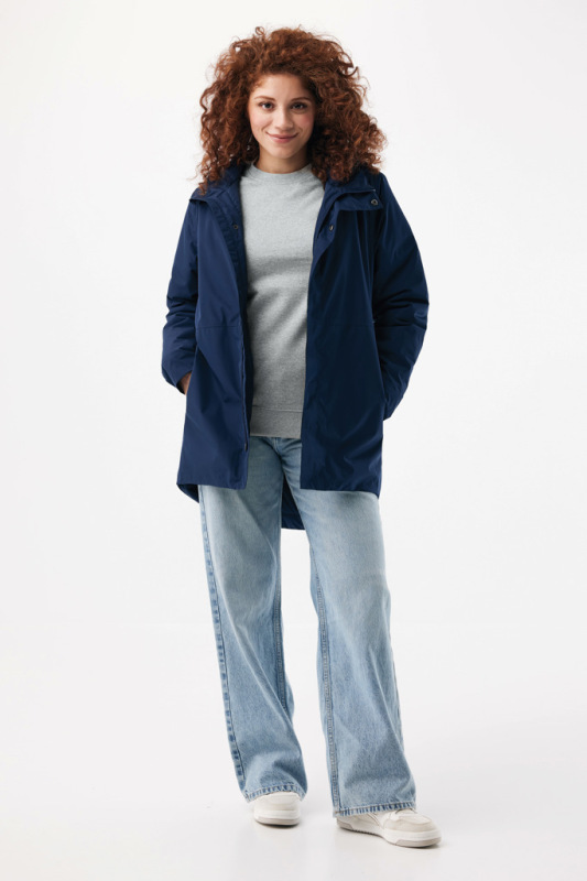 IQONIQ Thelon parka z recyklovaného polyesteru námornícka modrá XXS 4