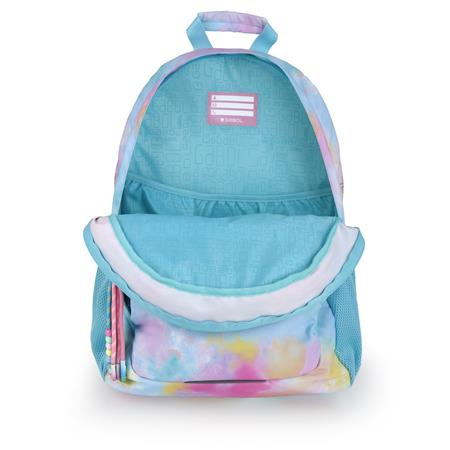 Školská taška, so zipsom, GABOL "Mystic", svetlomodrá, batikovaný efekt 4