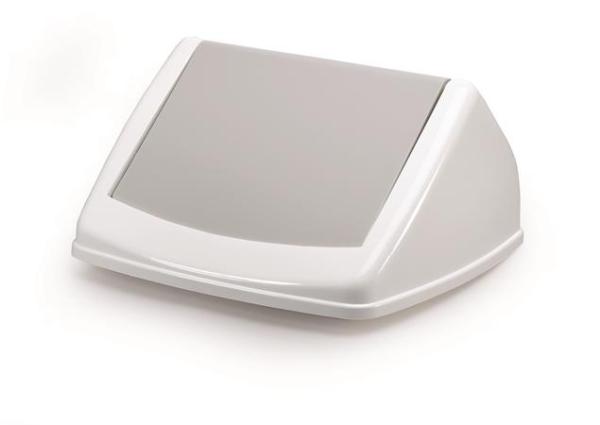 Výklopné veko, k 40 l odpadkovému košu, plast, DURABLE "Durabin®", sivá