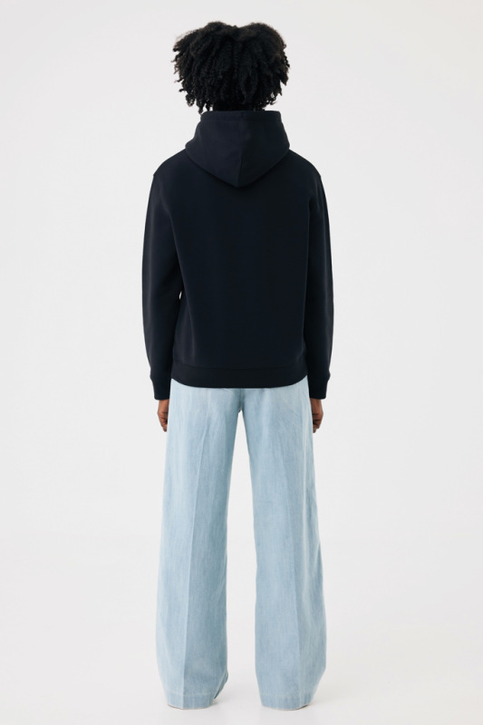 IQONIQ Joshua Unisex mikina s kapucňou z rec. bavlny čierna XXL 7