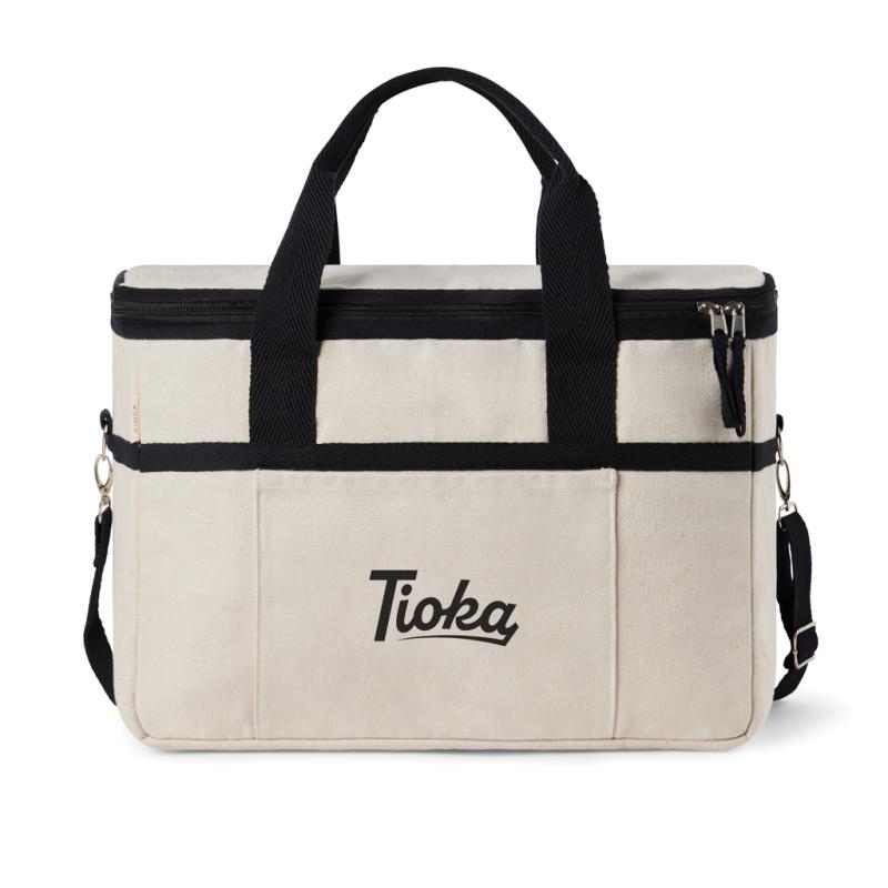 Chladiaci kôš VINGA Volonne z recykl. canvas AWARE™ off white 6