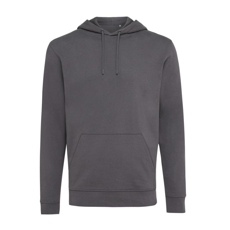 Mikina s kapucňou IQONIQ Jasper z recykl. bavlny antracitová XXXL 1